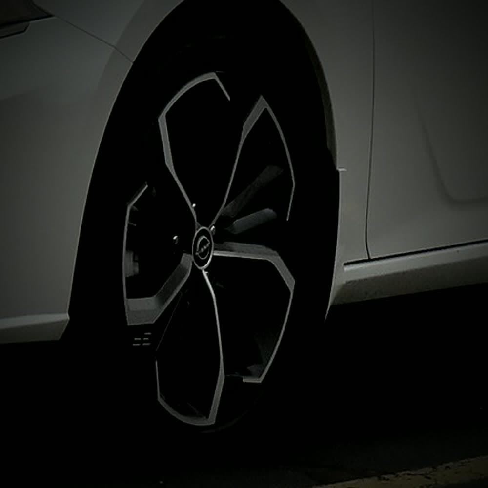 Alloy wheel of a 2024 Nissan Altima